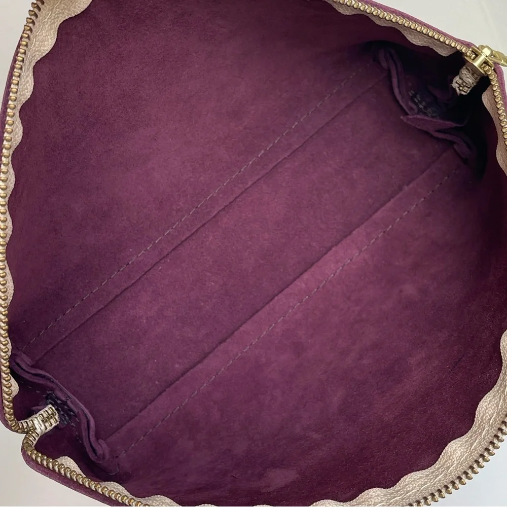 Portland Leather Total Eclipse Makeup Bag